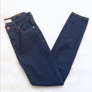 Madewell High Riser Skinny Jeans in Davis Wash